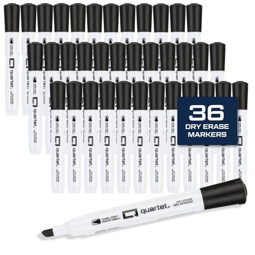 36 Pack Quartet Dry Erase Markers Chisel Tip