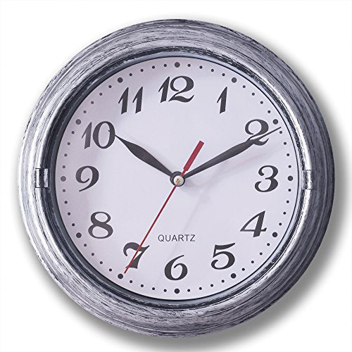 8 Inch Silent Quartz Wall Clock by SAC SMARTEN ARTS