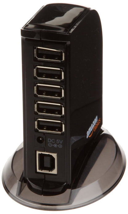 7-Port USB 2.0 Hub with Power Adapter