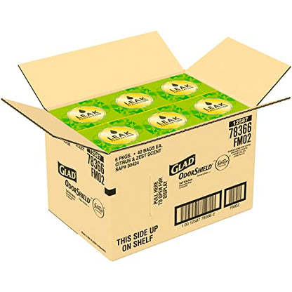 40 Count Glad ForceFlex Kitchen Trash Bags