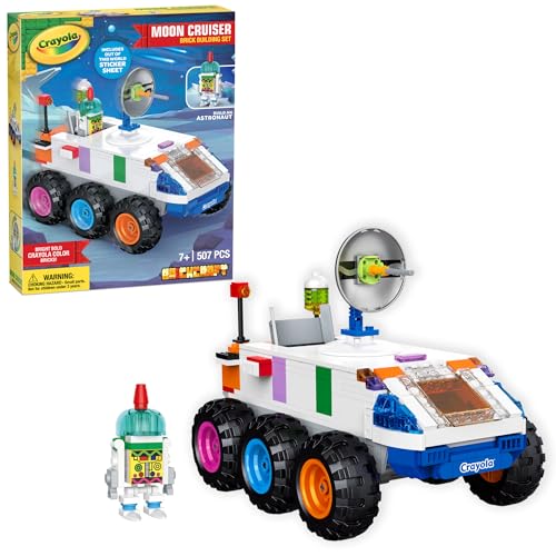 507 Piece Crayola Moon Cruiser Building Set with Astronaut