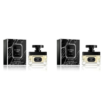 GUESS UOMO Eau de Toilette, 1.0 Fl Oz (Pack of 2)