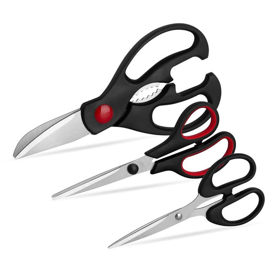 All-Purpose Kitchen Scissors Set - 3 Pack