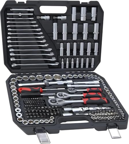 216 Piece Socket and Ratchet Wrench Set