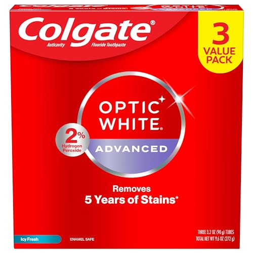 3 Pack Colgate Optic White Whitening Toothpaste