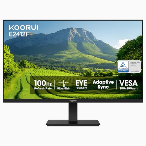 KOORUI 24-Inch 1080p 100Hz Computer Monitor