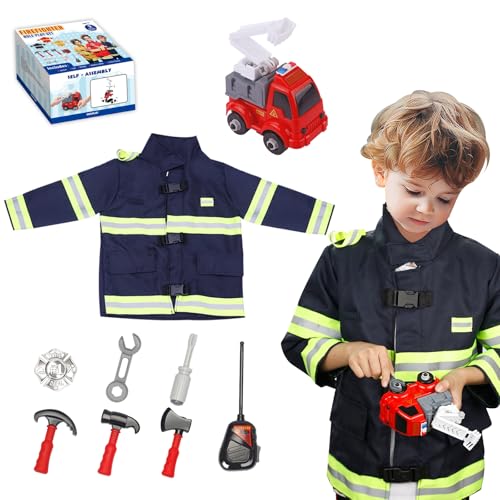 Fire Chief Role Play Dress-Up Set for Kids and Toddlers
