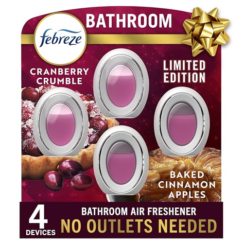 4 Count Febreze Bathroom Air Freshener Pods