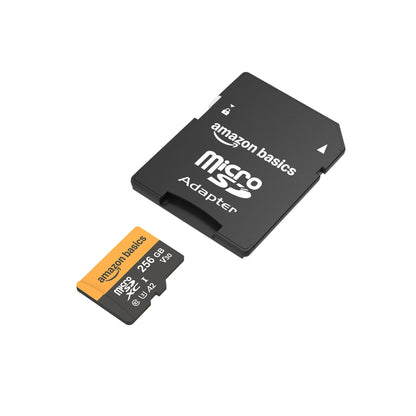 Amazon Basics 256GB Micro SD Card with Adapter