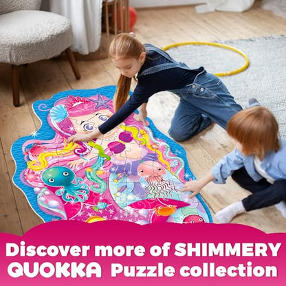 QUOKKA Glitter Giant Floor Puzzle for Kids