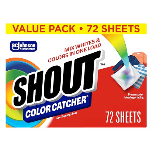 72 Count Shout Color Catcher Laundry Sheets