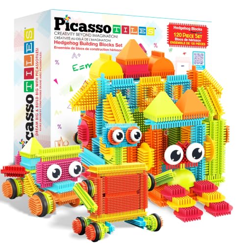 120 Piece Hedgehog Interlocking Building Blocks Set