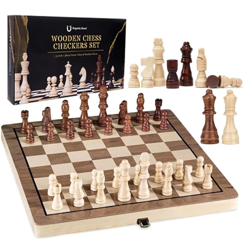 Classic Handcrafted Chess Set for Adults and Travel