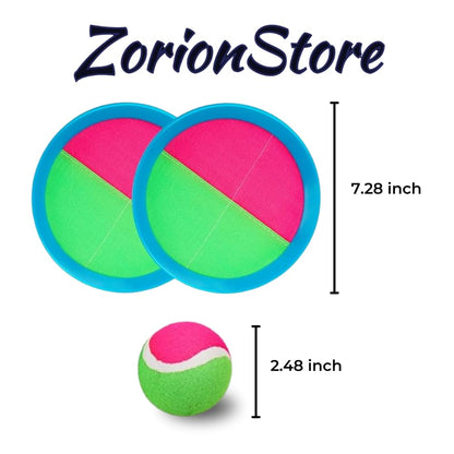 Toss and Catch Game with Velcro Paddles