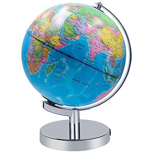 8 Inch Illuminated Kids Globe with LED Night Light