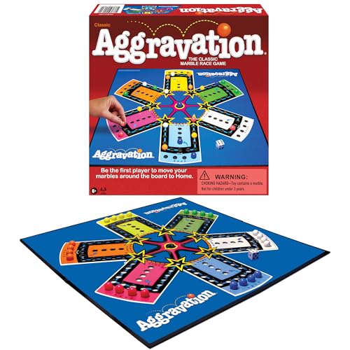 Winning Moves Aggravation Classic Marble Race Board Game