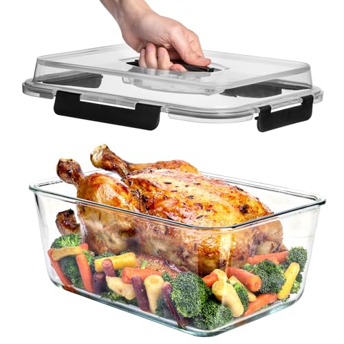 220 Oz Extra Large Glass Food Storage Container
