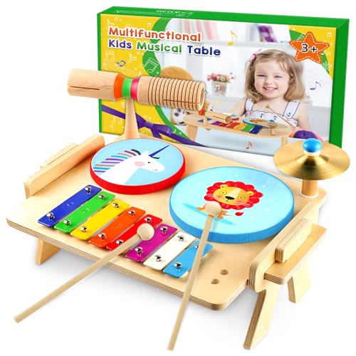 7 in 1 Kids Drum Set Musical Instruments Toy