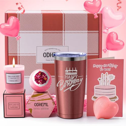 ITABLETAS Birthday Gifts for Women, Mom, Relaxing Spa Gift Set, Unique Gift Basket for Her, Wife Daughter Sister Girlfriend, 30th, 40th, 50th, 60th, 70th Who Have Everything, Creative Birthday Gift