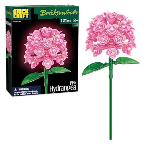 Brickcraft Hydrangea Flower Building Block Set