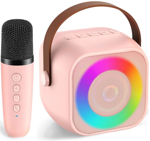 Kids Karaoke Machine Bluetooth Speaker with Microphone