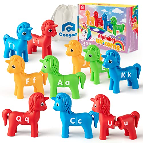 13 Piece Unicorn Alphabet Matching Montessori Toy Set