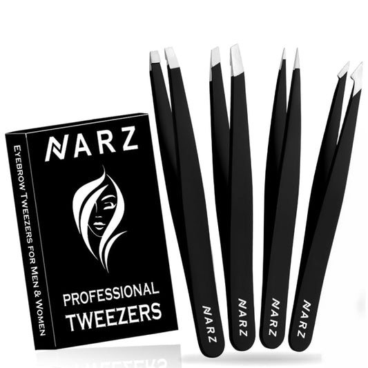 NARZ Stainless Steel Precision Tweezers Set