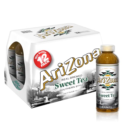 12 Pack AriZona Sweet Tea, 16 fl oz Bottles