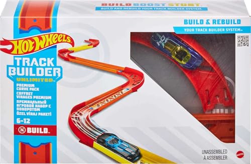 Hot Wheels Track Builder Curve Pack Toy Car Set