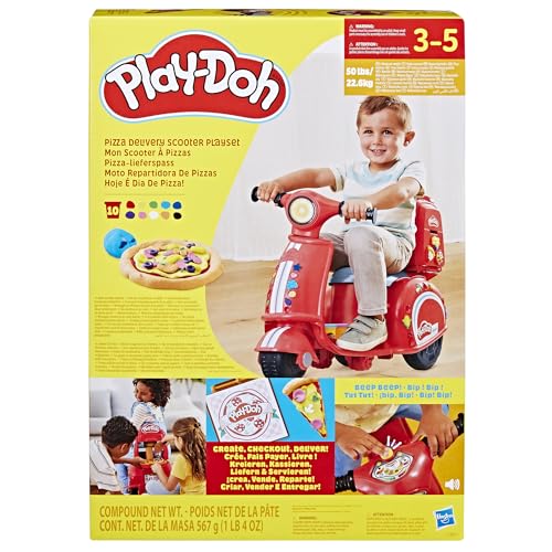 Play-Doh Pizza Delivery Scooter Playset for Kids