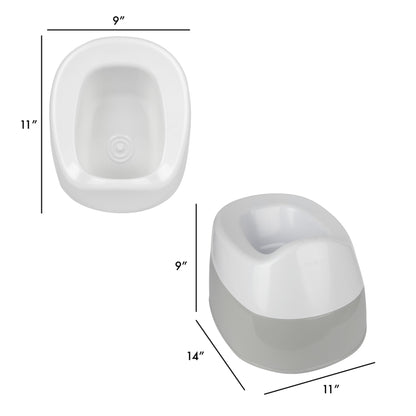 The First Years Potty Training Urinal and Potty System - 2-in-1 Toddler Urinal and Potty Training Toilet Seat - Adjustable Toddler Toilet Ages 18 Months and Up