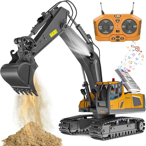 Remote Control 11-Channel RC Excavator Toy Vehicle