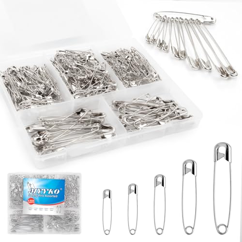 320 Pack Assorted Safety Pins for Sewing Crafts