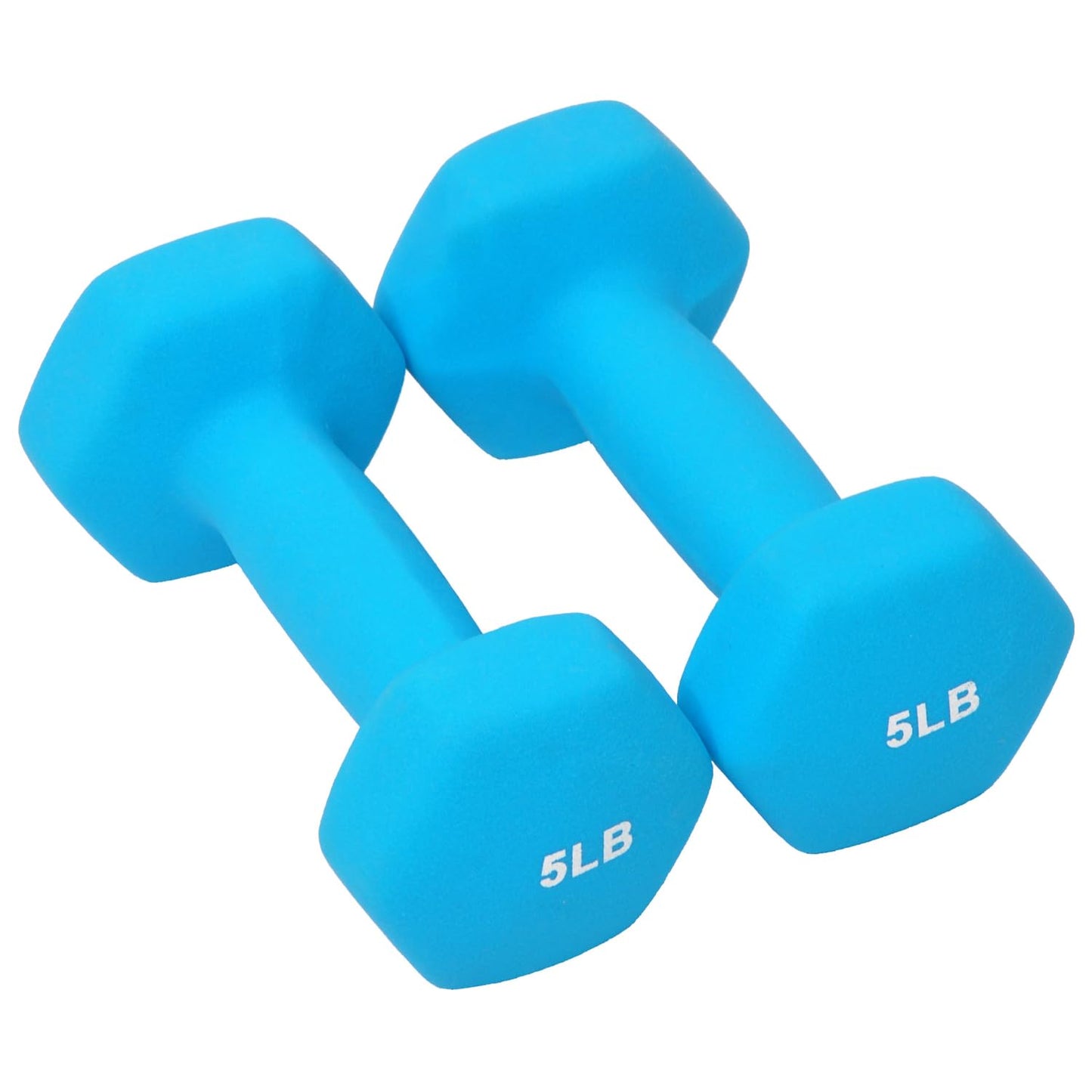 Neoprene Dumbbell Hand Weights Set with Rack