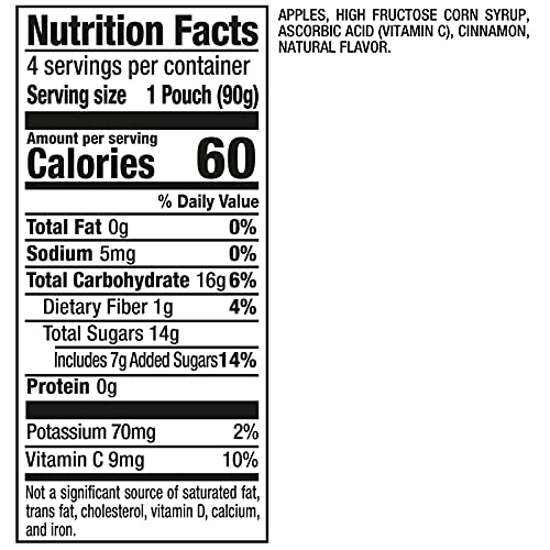 Mott's Cinnamon Applesauce Pouches, 24 Count