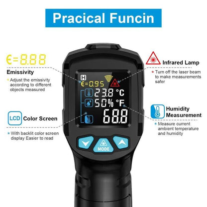 MESTEK Non-Contact Infrared Thermometer for Cooking