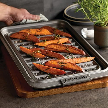 Anolon 2-Piece Steel Crisper Pan Set