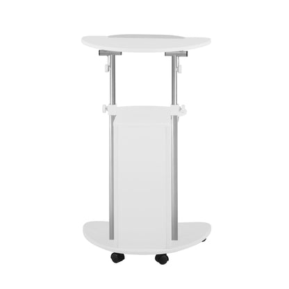 Adjustable Height Rolling Laptop Cart by Techni Mobili