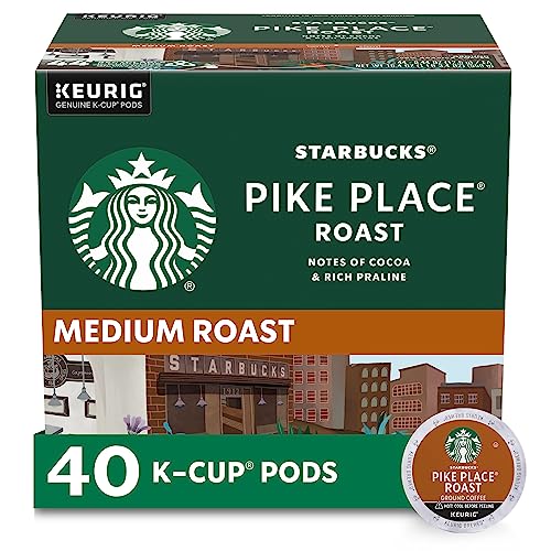 40 Count Starbucks Pike Place K-Cup Coffee Pods