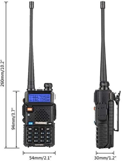 BAOFENG UV-5R Dual Band Walkie Talkie 2-Pack