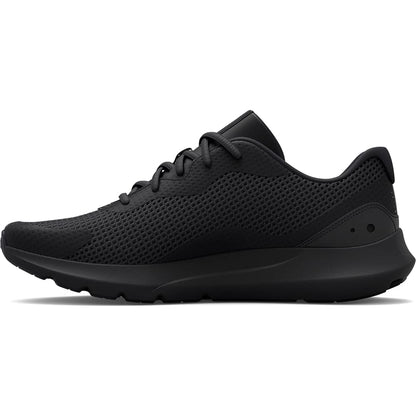 Under Armour Men's Surge 3, Black/Black, 10 Medium US