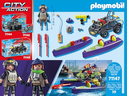 Playmobil Tactical Police All-Terrain Quad Vehicle