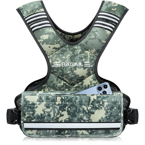 BAGAIL Adjustable Weighted Vest with Removable Weights