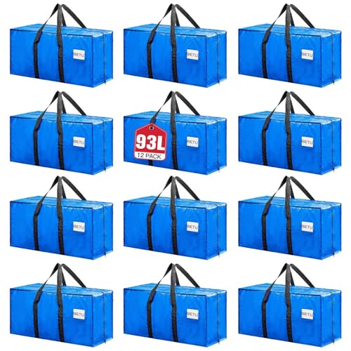 12 Pack Extra Large Heavy Duty Moving Bags