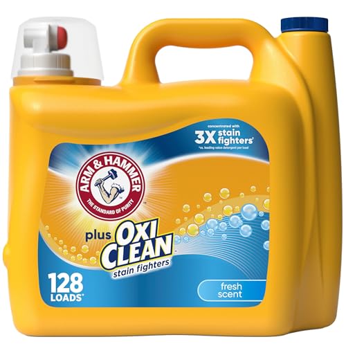 128 Loads Arm & Hammer OxiClean Liquid Laundry Detergent