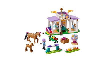 LEGO Friends Horse Training 41746 Toddler Building Toy, Great Birthday Gift for Ages 4+ with 2 Mini-Dolls, Stable, 2 Horse Characters and Animal Care Accessories