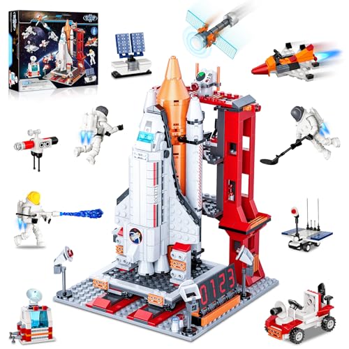 885 Piece STEM Space Shuttle Rocket Building Kit