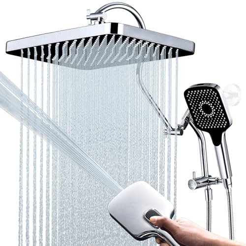 13-Inch Rainfall Shower Head and Handheld Combo