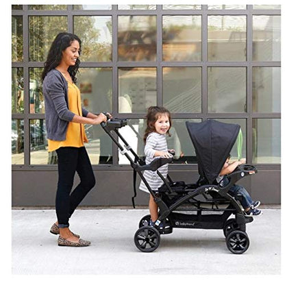 Baby Trend Sit N' Stand Double Stroller, Onyx