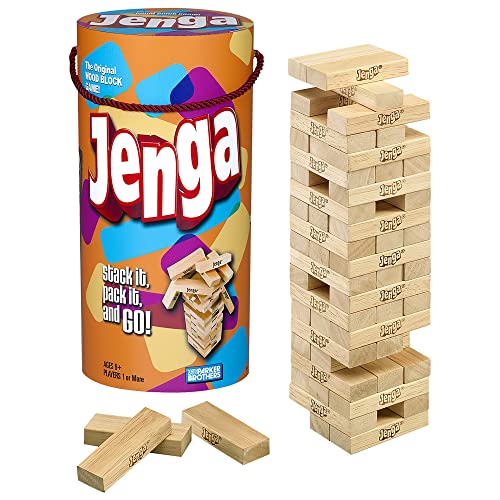 Hasbro Jenga Wooden Stacking Tower Game